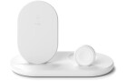 BELKIN Wireless Charger Boost Charge 3-in-1 weiss, Induktion