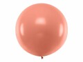 Partydeco Luftballon Gross Metallic 1 m, Rosegold, Packungsgrösse