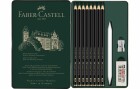 Faber-Castell Graphitstift Graphit-Set Matt 11 Stück, Strichstärke