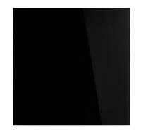 MAGNETOPLAN Design-Glasboard 400x400mm 13401012 schwarz, magnetisch