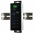 EXSYS USB 3.0 Hub EX-1185HMVS-WT Stromversorgung: USB