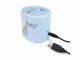 Rapesco Spitzer Elektrisch Hellblau, Betriebsart: Batteriebetrieb