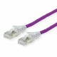 Dätwyler Cables Dätwyler Patchkabel 1,0m Kat.6a, S/FTP violett, CU 7702 flex