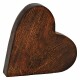 ROOST     Herz aus Mangoholz - 10036839  braun                19x18x4cm