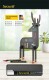 SECURIT   Kreidetafel BAMBI - T3D-DEER  schwarz         31x14.7x11.3cm