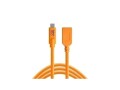 Tether Tools Kabel TetherPro USB-C zu USB-A Female, 4.6m Orange