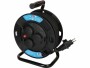 Max Hauri Kabelrolle maxREEL 20 m, 3x T13, IP55, Schwarz