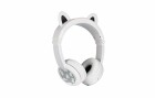 BuddyPhones Kinderkopfhörer Play Ears+ Panda Weiss, Sprache