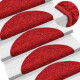 vidaXL , Farbe: Rot, Material: 100 % PP. getuftet, Abmessungen