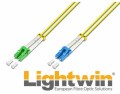 Lightwin LWL-Patchkabel LC/APC-LC, Singlemode, Duplex, 2m