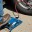 Bild 4 Draper Tools Doppelzylinder-Fußpumpe Blau 25996