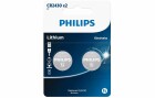 Philips Knopfzelle Lithium CR2430 2 Stück, Batterietyp