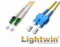 Lightwin LWL-Patchkabel LC/APC-SC, Singlemode, Duplex,10 m