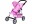 Knorrtoys Puppenbuggy Liba Princess Pink, Altersempfehlung ab: 3 Jahren, Höhenverstellbar: Ja, Detailfarbe: Pink