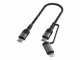 4smarts USB 2.0-Kabel ComboCord 3A USB C - Lightning/USB