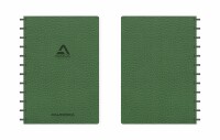 ADOC Cahier à anneaux BUSINESS A4 6055.302 vert, quadrill