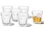 Leonardo Whiskyglas Rock 250 ml, 6 Stück, Transparent , Material