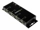 StarTech.com - 4 Port USB to Serial RS232 Adapter - Wall Mount - Din Rail - COM Port Retention - FTDI USB to DB9 RS232 Hub (ICUSB2324I)