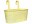 Dameco Übertopf Oval mit 2 Haken Gelb, Volumen: 4 l, Material: Metall, Form: Oval, Detailfarbe: Gelb, Ausstattung: Wandhalterung, Einsatzort: Innen und Aussen