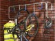 Mottez Fahrradwandhalter mit Kunststoffbezug, Befestigung: Wand