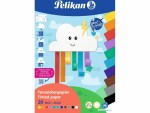 Pelikan Tonzeichenpapier Rainbow 20 Blatt, 11 Farben assortiert