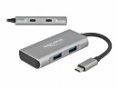 DeLock USB 3.1 Hub, Stromversorgung: USB, Anzahl Ports: 4