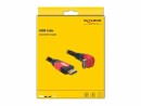 DeLock Kabel gewinkelt unten HDMI - HDMI, 3 m