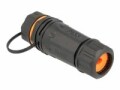 DeLock Kupplung RJ-45, Cat.6A, Orange, wasserfest, 1 Stück