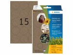 HERMA Vielzweck-Etiketten Silphie 32 x 32 mm, 24 Blatt