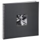 HAMA      Spiralalbum Fine Art - 2113      360x320mm,grau 25 Blatt, weiss