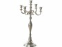 balthasar Kerzenständer Silber, 36 x 60 cm, Detailfarbe: Silber