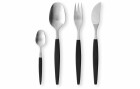 Gense Besteck-Set Focus de Luxe 12-teilig, Schwarz/Silber