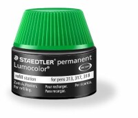 STAEDTLER Lumocolor permanent 15ml 48717-5 grün, Kein