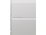 Kolma CD-Tasche A4 glatt superstrong für 4 CD/DVD
