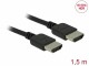 DeLock Kabel hochflexibel, 4K 60Hz HDMI - HDMI, 1.5