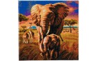 CRAFT Buddy Bastelset Crystal Art Kit Savannah Elephant 30 x