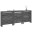 Bild 3 vidaXL Heizkörperverkleidung Grau 210x21x85 cm Massivholz Kiefer