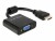 Image 2 DeLock Monitoradapter HDMI-A zu VGA 15pin Buchse, 25.5cm,