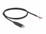 DeLock USB 2.0-Adapterkabel Seriell RS-232 USB A - Offen