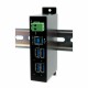 EXSYS USB-Hub EX-1504HMS, Stromversorgung: Terminal Block, USB