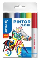 Pilots PILOT Marker Set Pintor 0.7mm S6/0537496 6 Farben classic