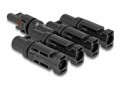 DeLock DL4 Solar Konnektor 1x Buchse zu 4x Stecker