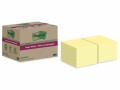 Post-it Notizzettel Super Sticky Recycling 70 Blatt, Gelb, Breite