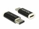 DeLock USB 2.0 Adapter USB-MicroB Buchse - USB-C Stecker