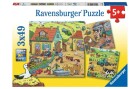 Ravensburger Puzzle Viel los auf dem Bauernhof, Motiv: Stadt