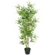 vidaXL Künstliche Bambuspflanze mit Topf 120 cm Grün