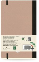 FLEXBOOK Notebook Ecosmiles 21.00121 liniert 13x21 cm almond, Kein
