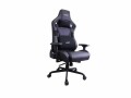 onit Gaming-Stuhl Premium Schwarz/Grau, Lenkradhalterung: Nein