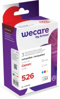 WECARE Multipack rebuilt CMY CLI-526PACKWE zu Canon PIXMA iP