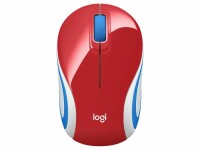 Logitech Wireless Mini Mouse M187 Red